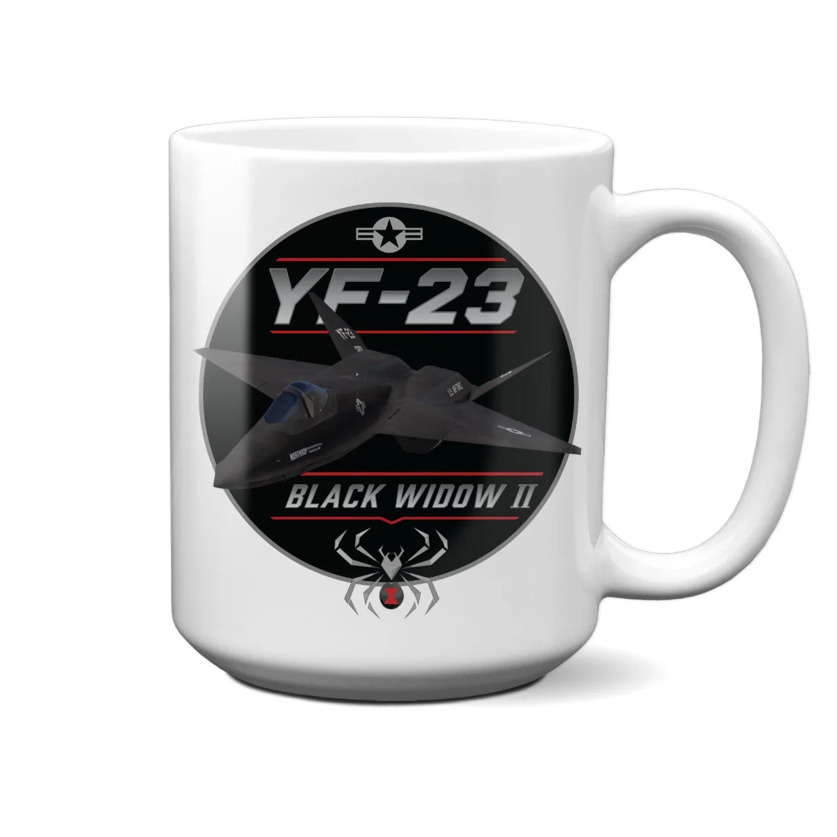 YF-23 Black Widow II 15 oz Mug