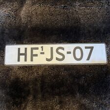 NETHERLANDS 🇳🇱 REPLACEMENT LICENSE Plate TRAILER DUTCH Holland HF JS 07 picture