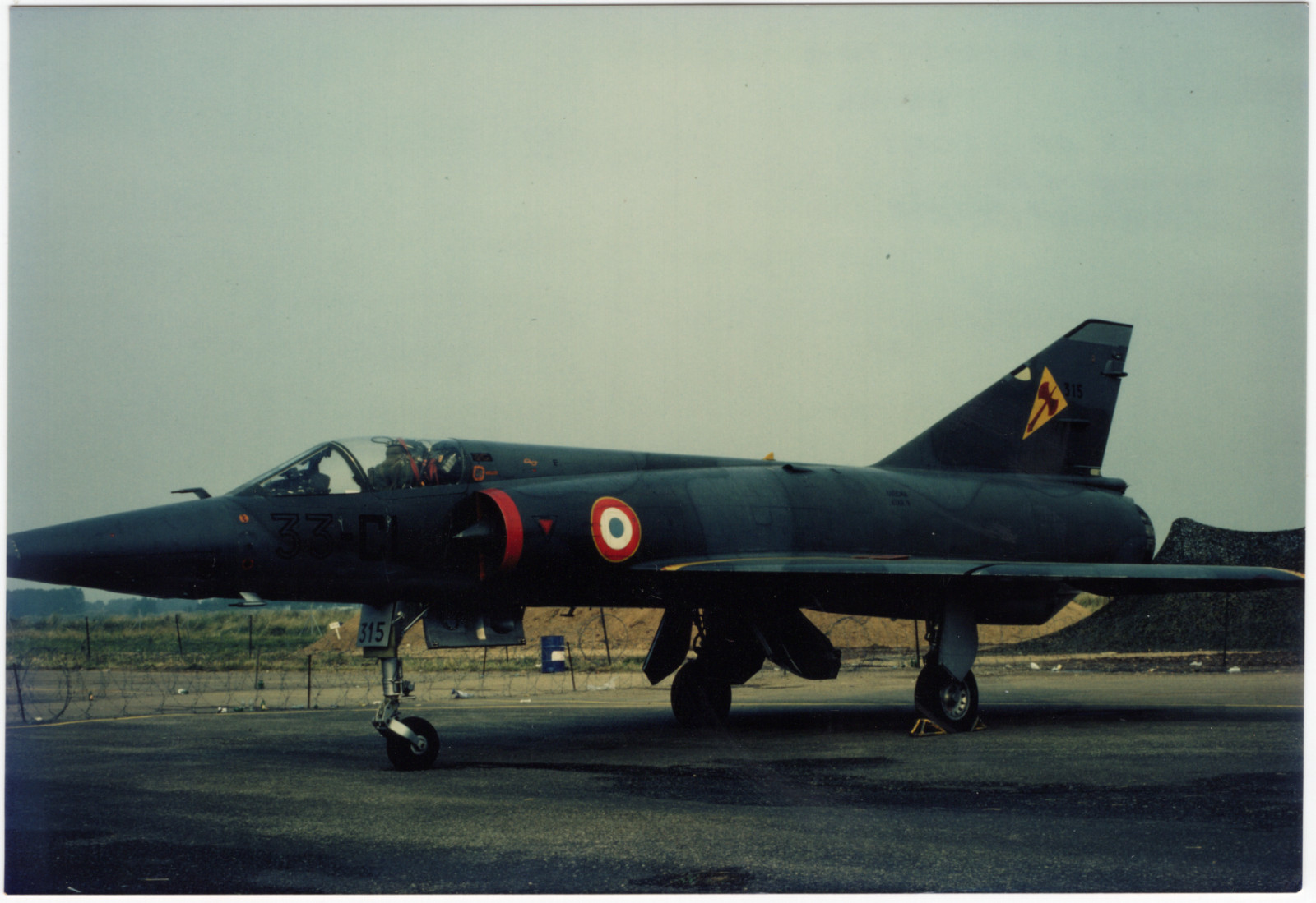 Original Photo Dassault Mirage IIIR French Air Force Recon Jet 33-CL 315