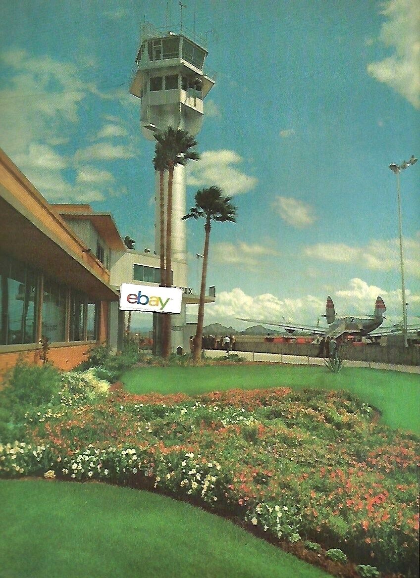PHOENIX SKY HARBOR AIRPORT AIR TRAVEL CENTER 4 PG 10/1954 ARTICLE AMERICAN-TWA PHOENIX SKY HARBOR AIRPORT AIR TRAVEL CENTER 4 PG 10/1954 ARTICLE AMERICAN-TWA