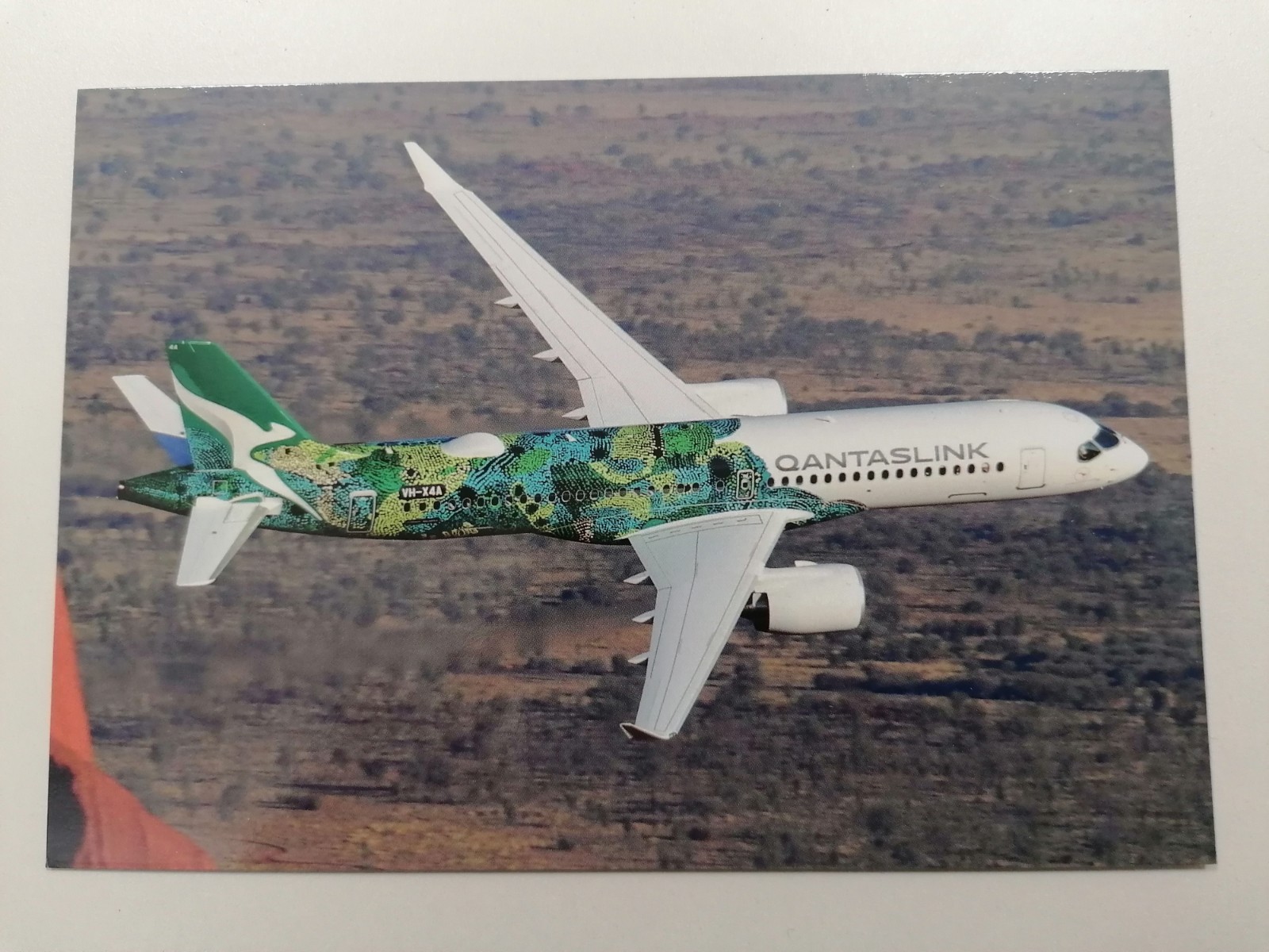 Airline Issue - Qantas Link Airbus A220 postcard3 Airline Issue - Qantas Link Airbus A220 postcard3