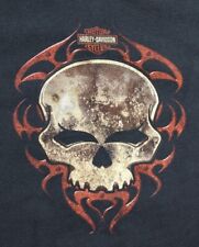 2004 De Soto Harley Davidson Black Skull T-Shirt  Horn Lake, Mississippi.  XL  picture