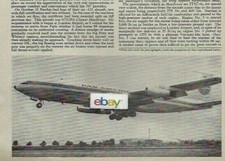 PAN AM BOEING 707 CLIPPER MAYFLOWER #N711 JET 2 PG 10/1958 ARTICLE RIDING TO USA picture