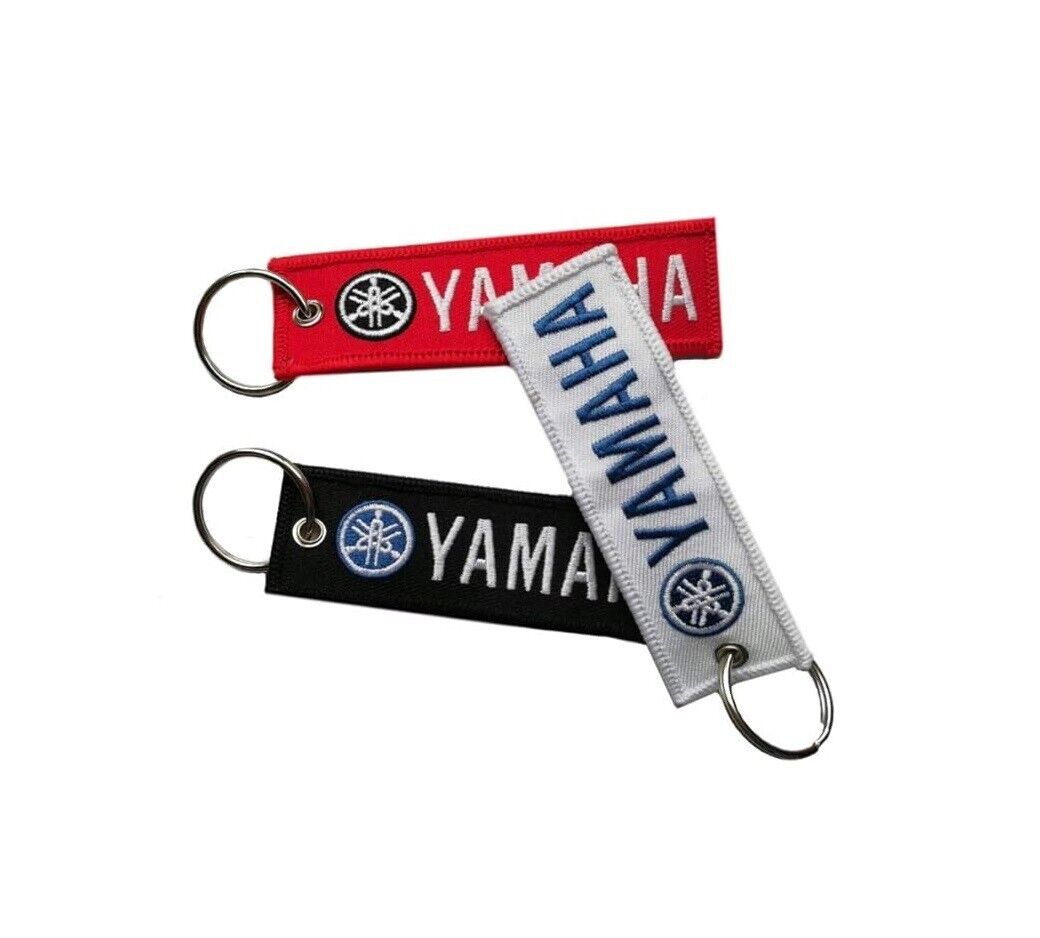 Set of 3 Pcs in Set Keychain YAMAHA Double Sided for Motorcycles,  Scooters