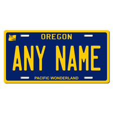 Personalized Oregon License Plate for Bicycles, Kid's Bikes & Cars Ver 2 picture