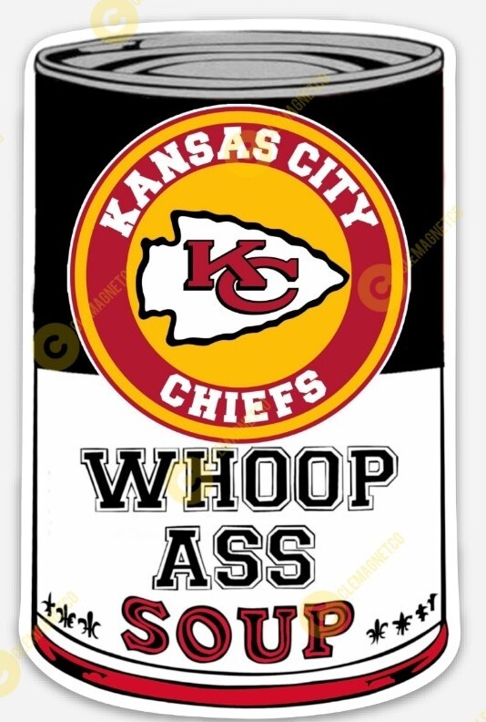 Kansas City Chiefs Soup MAGNET - KC Mahomes Chief 