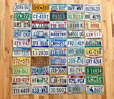 Embossed 50 State Set of US License Plates in Craft Condition picture