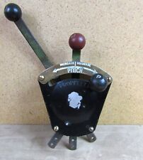 RARE VINTAGE SHAKESPEARE PROD MILITARY AIRPLANE AIRCRAFT USAF THROTTLE QUADRANT picture