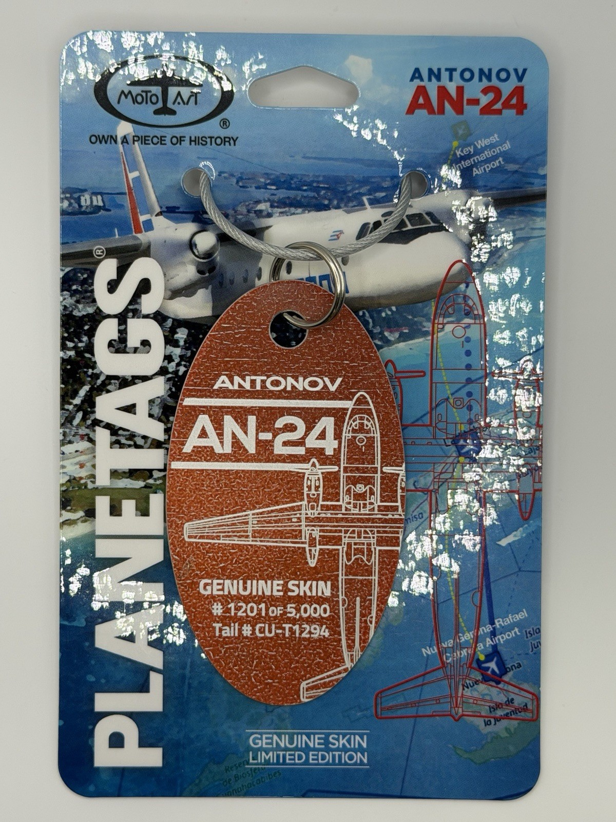 MotoArt Planetag Antonov AN-24 Burnt Orange MotoArt Planetag Antonov AN-24 Burnt Orange