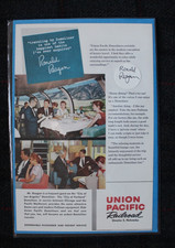 UPRR Advertising National Geographic Magazine With Ronald Reagan May 1959 picture