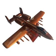 A10 Warthog Mahogany Wood Desktop Aircraft Model picture