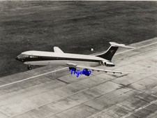 9X7 B&W Photo Vickers VC10 BOAC ( in the G-ASG Register Sequence ) Taking Off picture