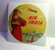 Air India Vintage Style Travel Decal / Vinyl Sticker, Luggage Label picture