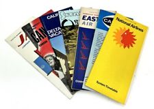 Lot of (7) 1943 to 1969 Airline & Steamship Lines Brochures & Timetables picture