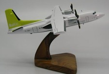 Fokker 50 Baltic Air F50 Airplane Desk Wood Model Regular  New picture