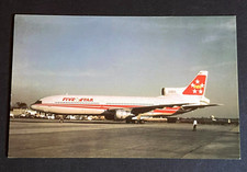 Five Star Airlines Lockheed L1011 Aircraft Postcard picture