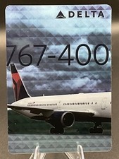 2016 Delta Air Lines Aircraft Trading Card #51 Boeing 767-4 EXCELLENT CONDITION picture