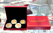Gifts Limited Edition Virgin Atlantic A350/ B747 commemorative coin set picture
