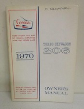 1970 Cessna Turbo Skywagon 206 Owner's Manual picture