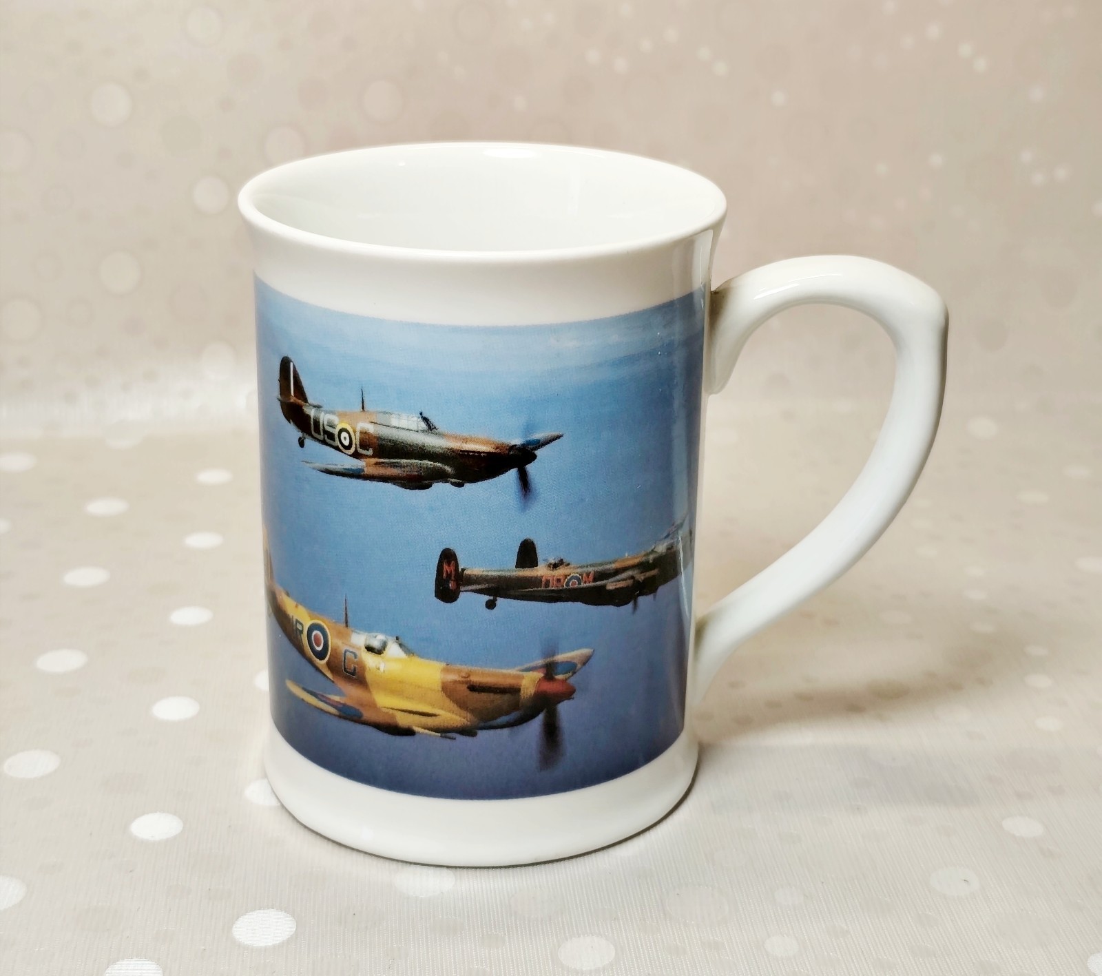 2007 RAF Battle of Britain Memorial Flight Mug Spitfire Lancaster Hurricane Cup