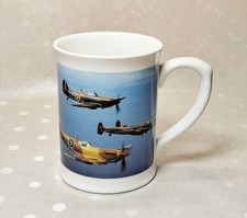 2007 RAF Battle of Britain Memorial Flight Mug Spitfire Lancaster Hurricane Cup picture