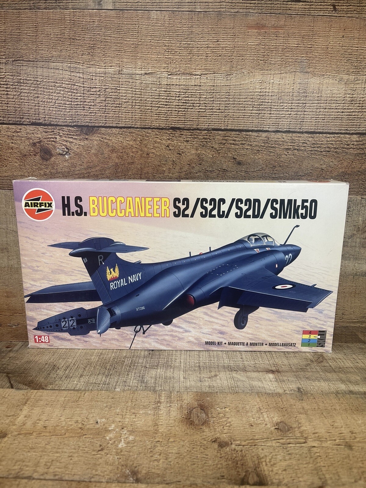 Open Box AIRFIX ROYAL NAVY H.S. BUCCANEER S2/S2C/S2D/SMK50 1:48 MODEL NO. 08101 Open Box AIRFIX ROYAL NAVY H.S. BUCCANEER S2/S2C/S2D/SMK50 1:48 MODEL NO. 08101