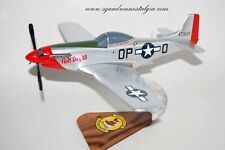 334th Fighter Squadron P-51 Mustang Model, Mahogany, 1/25 (15