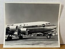 Douglas DC-7 EXPERIMENTAL N30IAA B&W PICTURE VINTAGE picture
