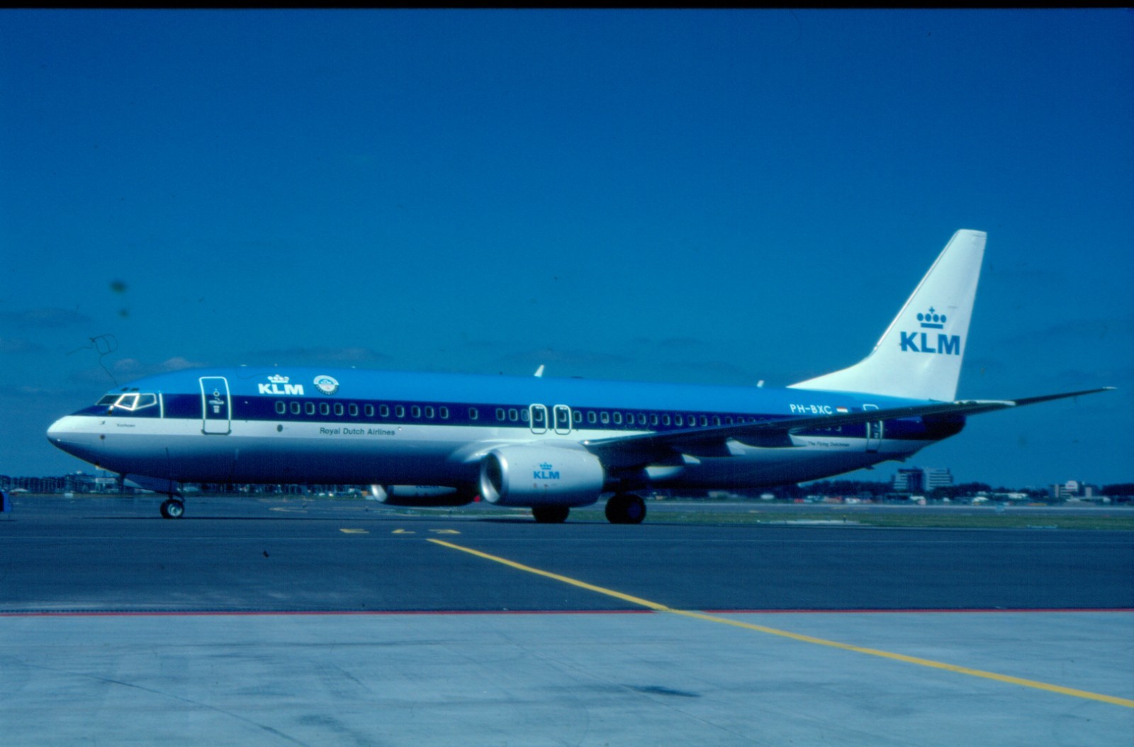 LA120 PH-BXC Boeing 737-406 KLM Royal Dutch Airlines ORIGINAL KODAK SLIDE LA120 PH-BXC Boeing 737-406 KLM Royal Dutch Airlines ORIGINAL KODAK SLIDE