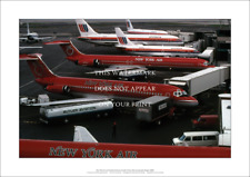 New York La Guardia Airport A3 ArtPrint – NYAir United 1983 – 42 x 29 cm Poster picture