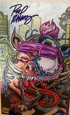 Metal Symbiotic Warthog STOW Rodney Ramos Sketch Book Signed W/COA Limited 5 picture