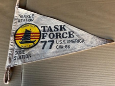 VIETNAM TONKIN GULF YACHT CLUB TASK FORCE 77 USS AMERICA CVA-66 PENNET FLAG picture