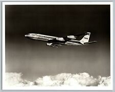 Aviation Airplane TWA Trans World Airlines Boeing 707 B&W 8x10 Official Photo C1 picture