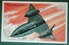 LOCKHEED SR-71 USAF Strategic Reconnaissance Aircraft Illustrated Card GF21MS picture