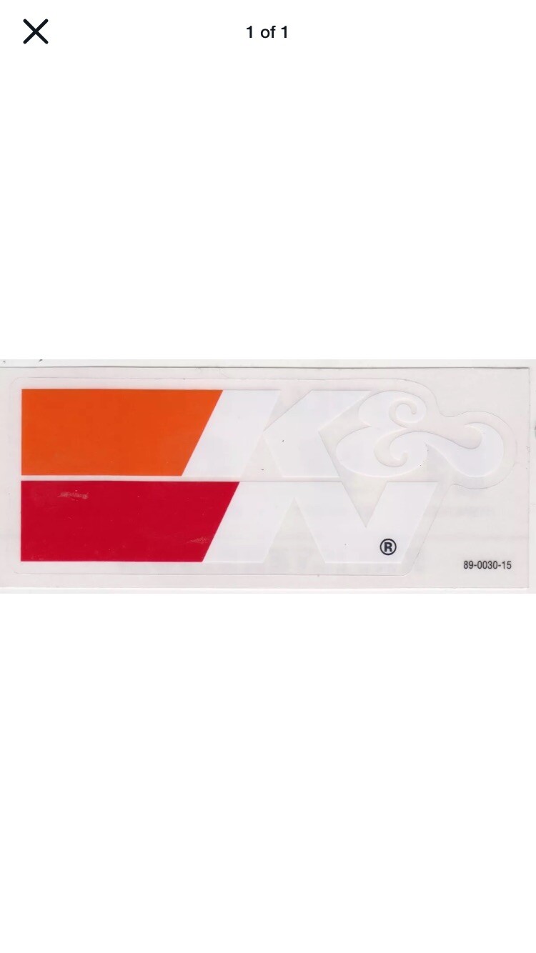 K&N PERFORMANCE Sticker K&N PERFORMANCE Sticker