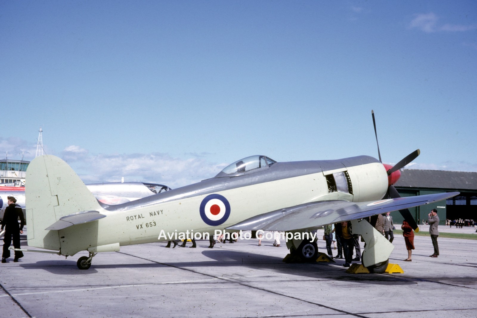 Royal Navy Hawker Sea Fury FB.11 VX653 at RNAS Lossiemouth (1964) Photograph Royal Navy Hawker Sea Fury FB.11 VX653 at RNAS Lossiemouth (1964) Photograph