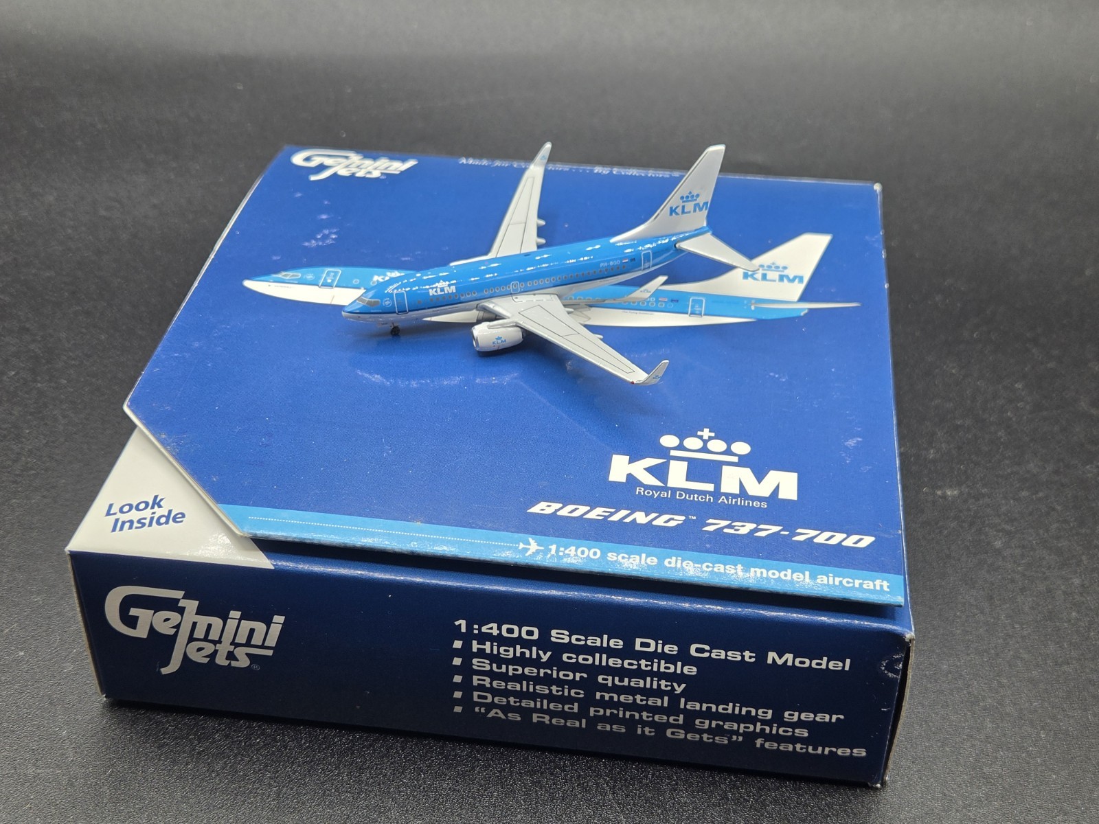 Gemini Jets KLM Boeing 737-700 PH-BGD Scale 1:400 - GJKLM915