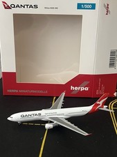 Qantas A330-300 VH-QPJ Herpa Wings 1:500 530156 Rare. picture