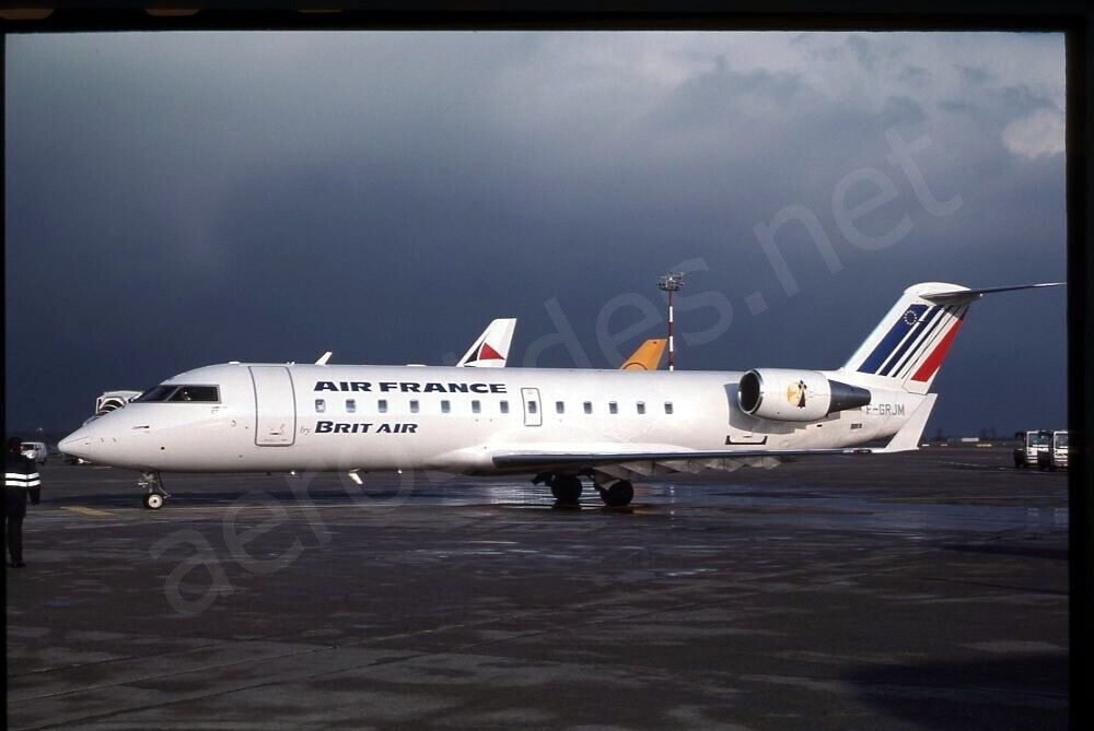 Air France Canadair CRJ-100 F-GRJM Feb 99 Kodachrome Slide/Dia A17