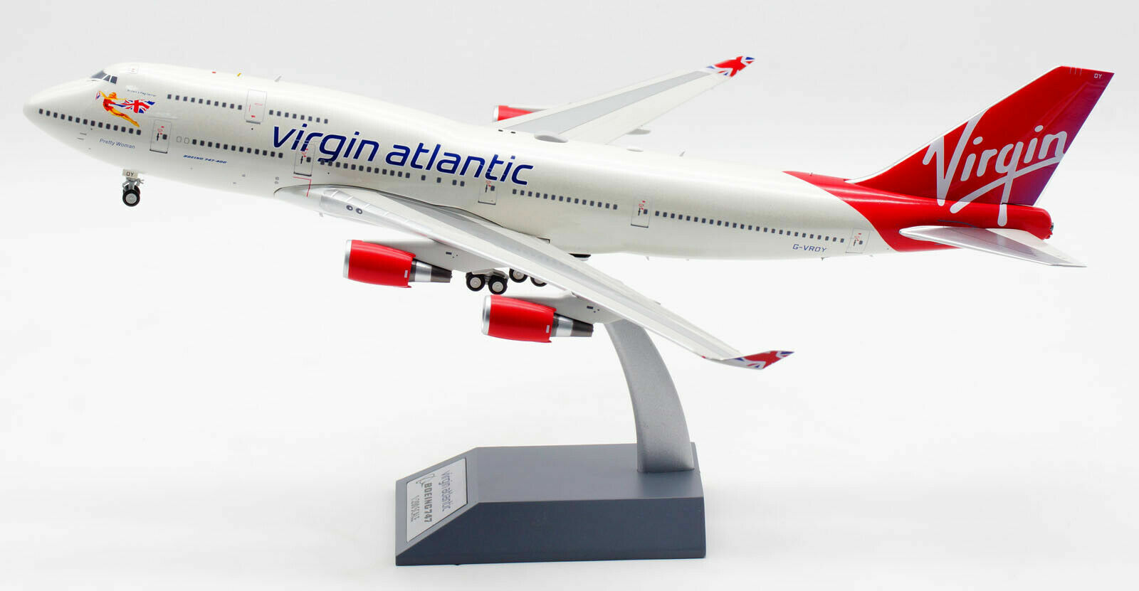 B-VR-744-OY Virgin Atlantic Airways Boeing 747-400 G-VROY Diecast 1/200 Model
