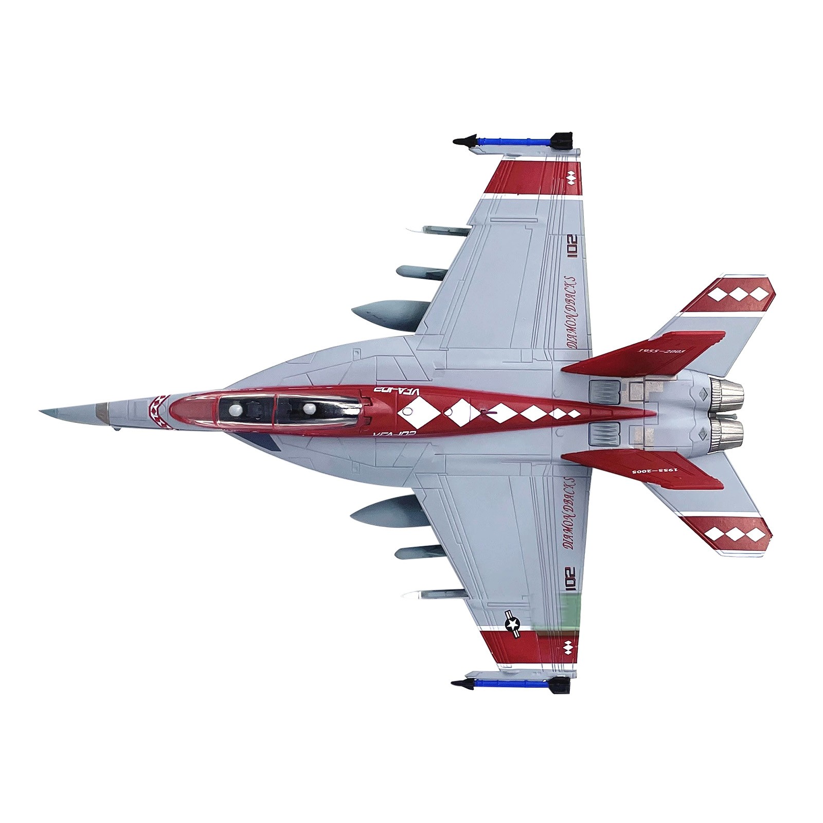 F/A-18 Super Hornet Strike Fighter VFA-102 Diamondbacks Finished Model