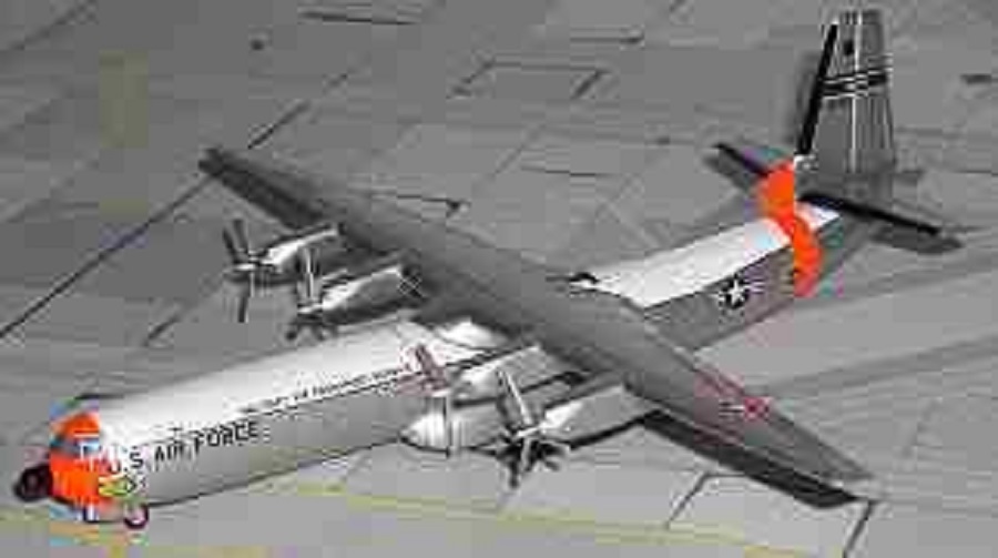 Douglas C-133 Cargomaster Large Cargo Airplane Model Replica Large 