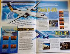 Bombardier Dash 8 400, 777, MD-95, Global Express, Parker Aerospace Newsletter, picture