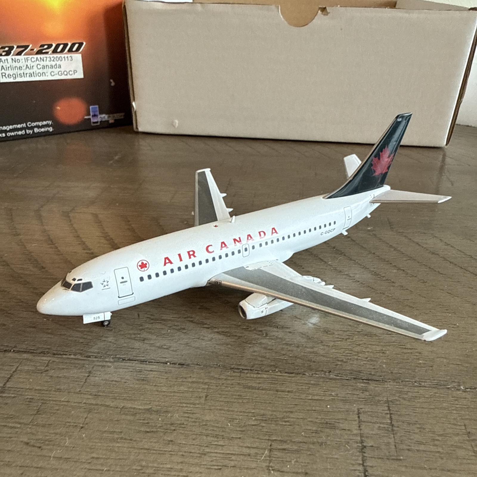 1:200 Inflight 200 Air Canada 737-200 C-GQCP #25 of #45 made Airplane Model RARE 1:200 Inflight 200 Air Canada 737-200 C-GQCP #25 of #45 made Airplane Model RARE
