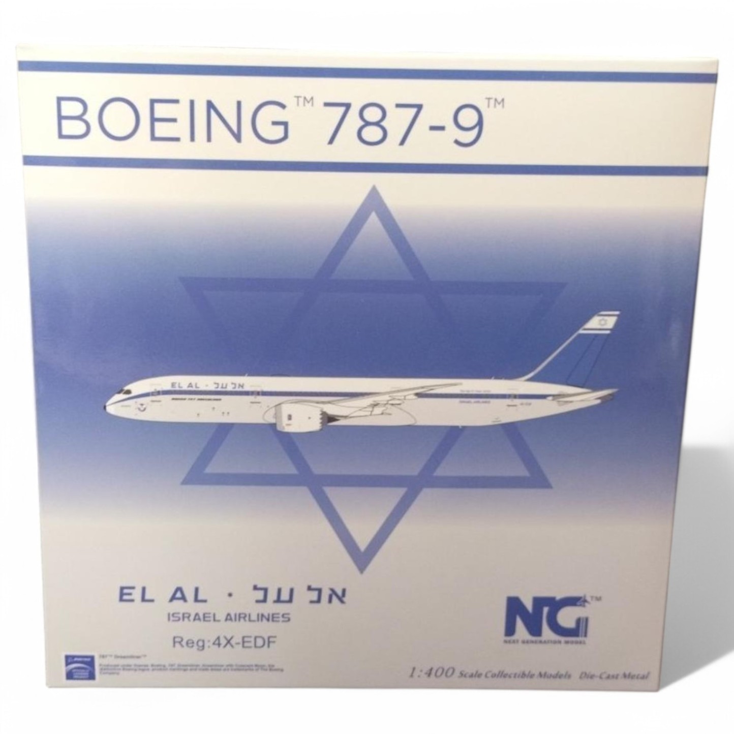 Next Generation Model 1/400 Boeing 787-9 Israel Airlines Airplane Next Generation Model 1/400 Boeing 787-9 Israel Airlines Airplane