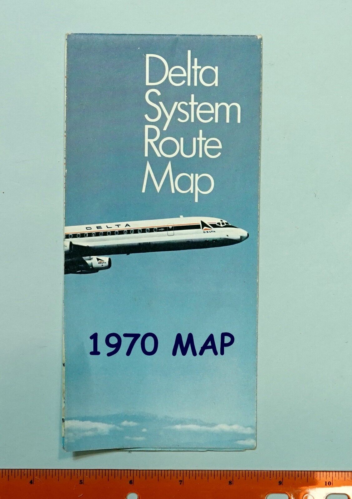 Delta System Air Route Map / 1970 / Delta Airlines
