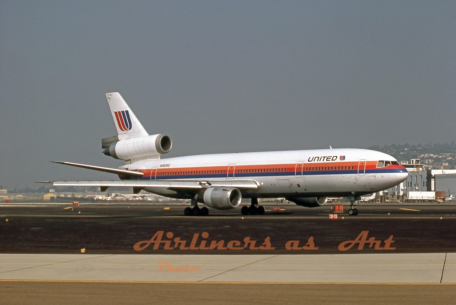 United Airlines Douglas DC-10-10 N1806U at SAN  October 1981 8