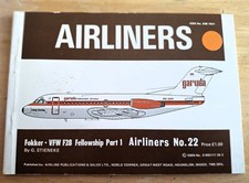AIRLINERS Book No 22 FOKKER VFW F28 Airline Publication UK Defunct Airlines #1 picture