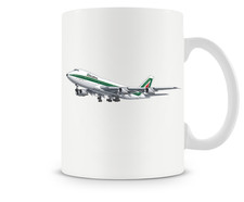 Alitalia Boeing 747 Ceramic Coffee Mug - 15oz. picture