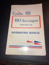 1978 Cessna 180K Skywagon Pilots Operating Handbook Floatplane Skiplane Manual picture